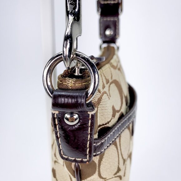 COACH Signature C Jacquard Canvas Crossbody Messenger Bag - Picture 8 of 16